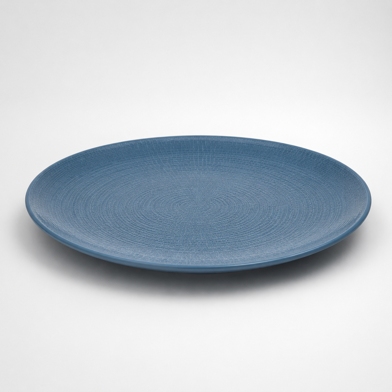 Lohan Blue Soft Effect Dinner Plate 27.5 cm