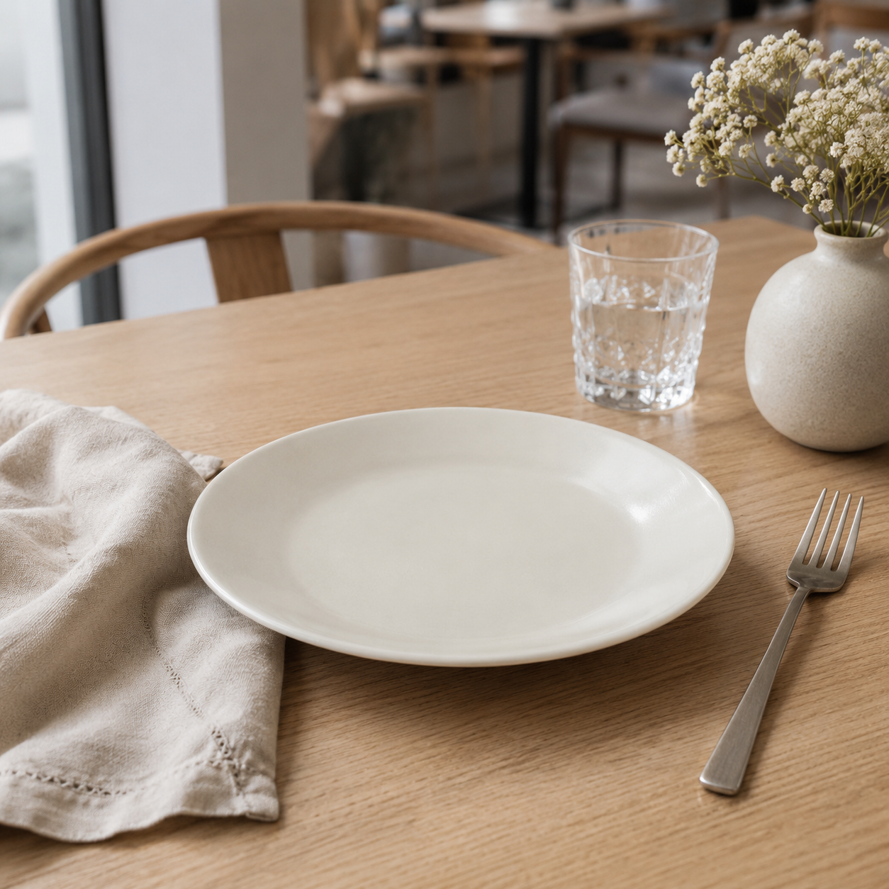 Dinner Plate Aralia Sour Cream 25.5 cm 4