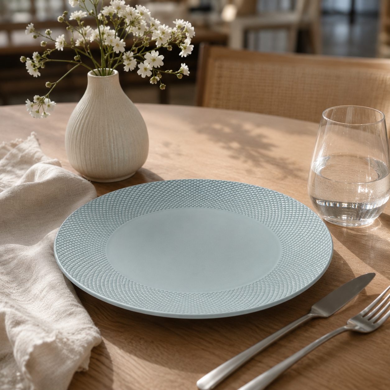 Dinner Plate Trilliant Duck Egg Blue 28 cm 5