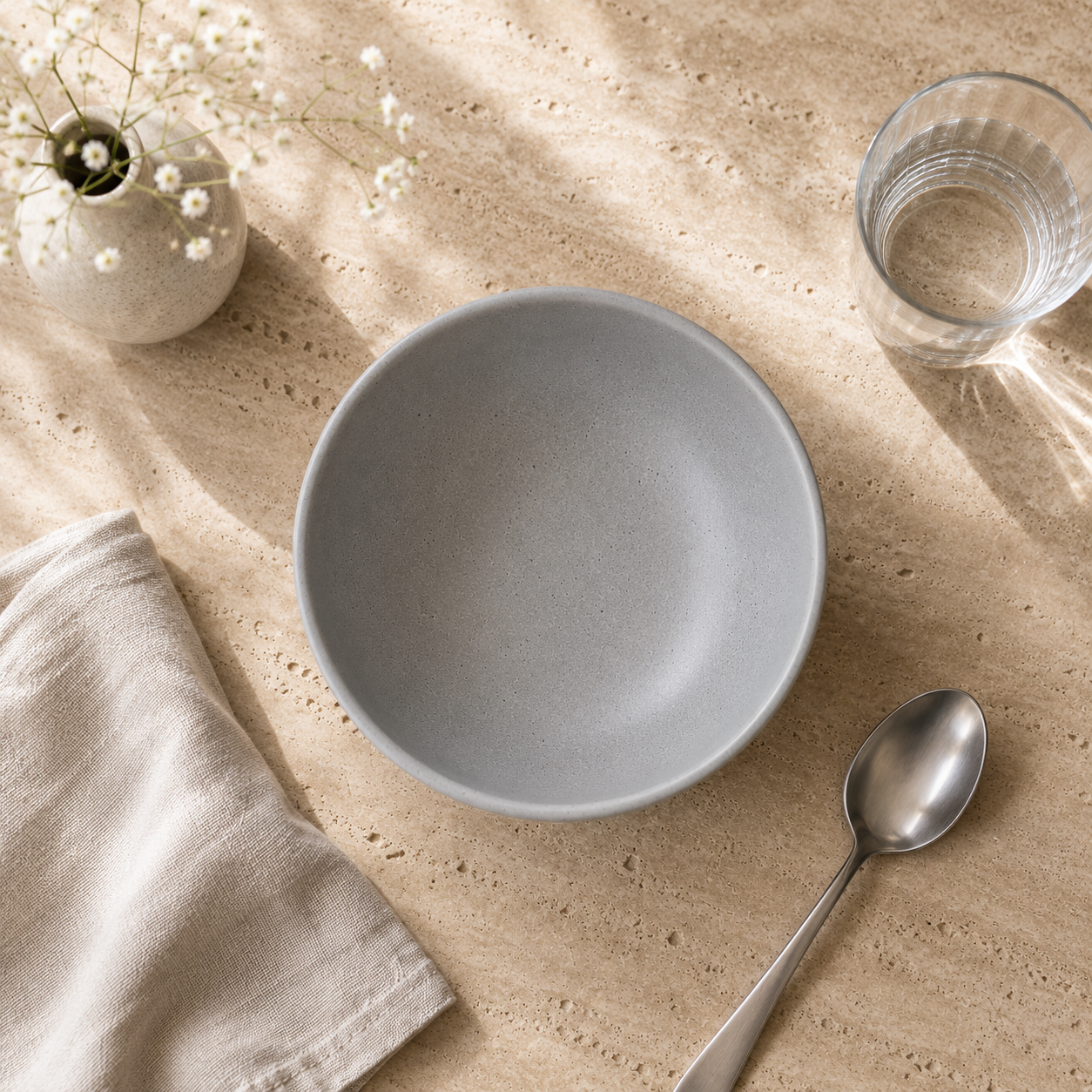 Noodle Bowl Terra Grey 15.5 cm 5