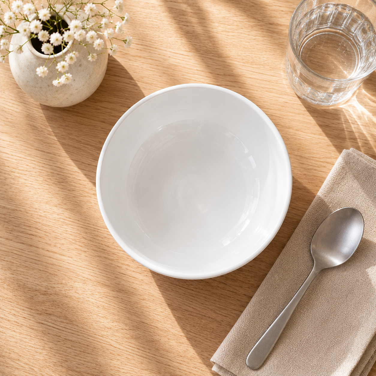 Cereal Bowl Artisan White 15 cm 3