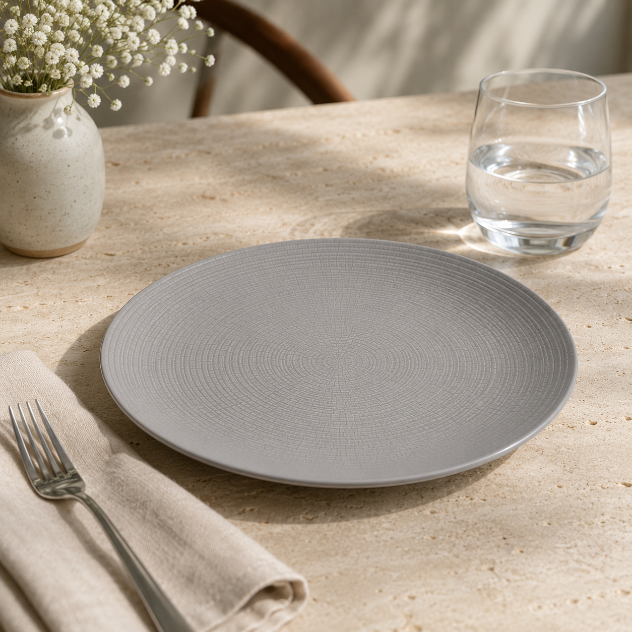 Salad Plate Lohan Gray 21.5 cm 5