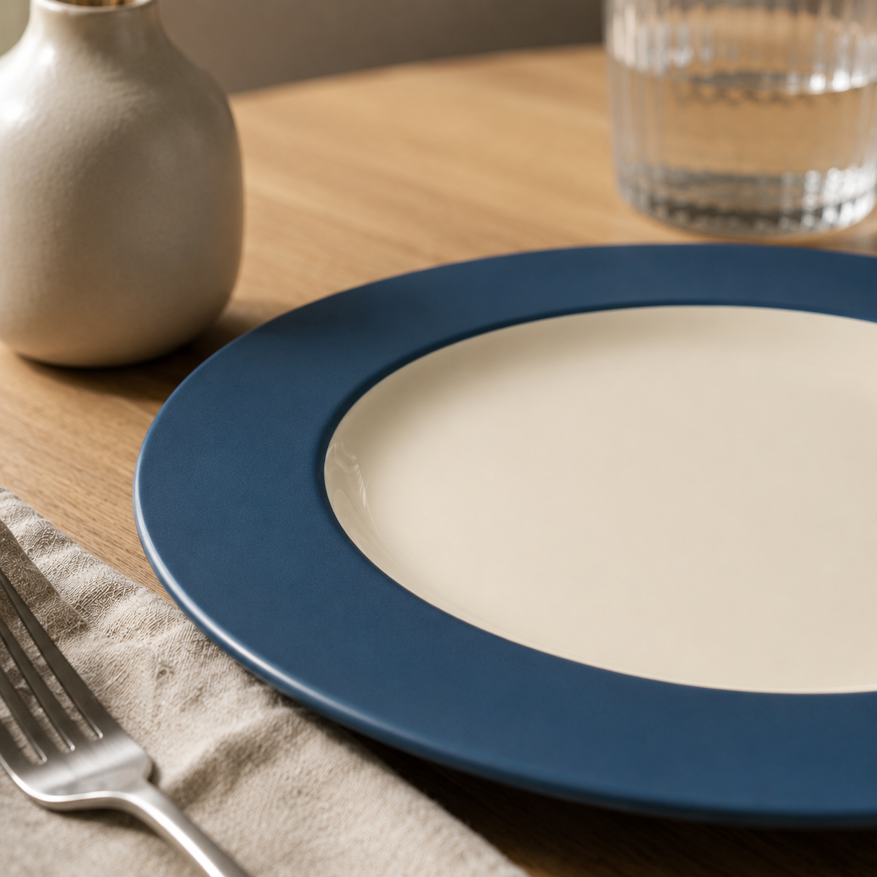 Rim Salad Plate Colorwave Blue 21 cm 4