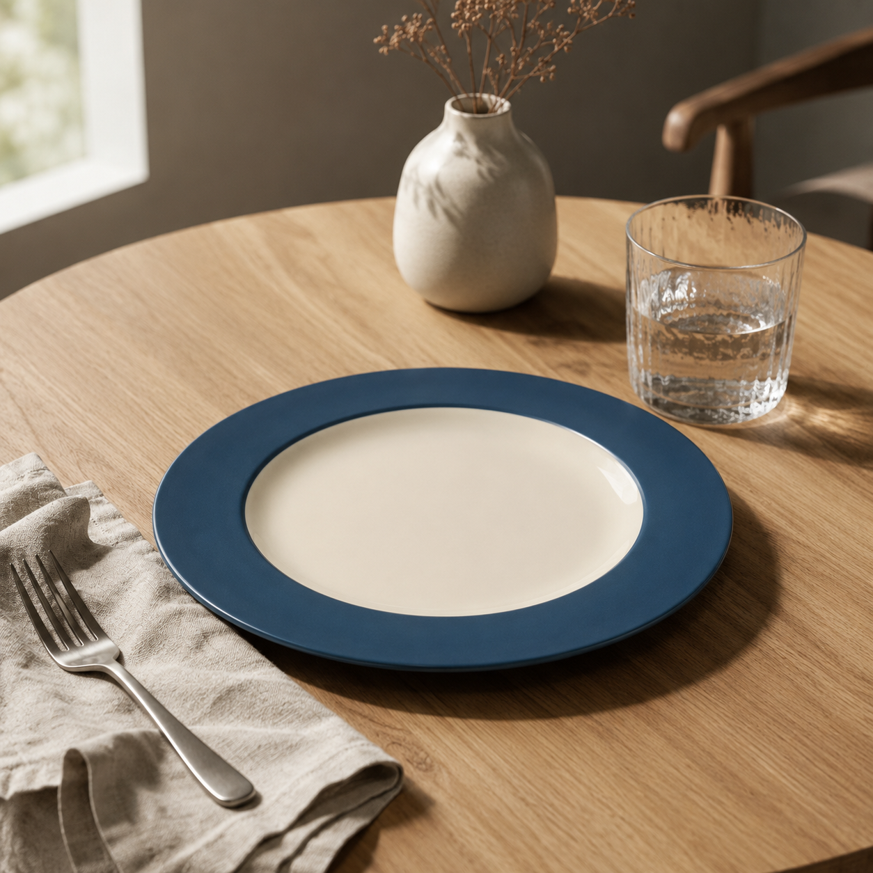 Rim Salad Plate Colorwave Blue 21 cm 5