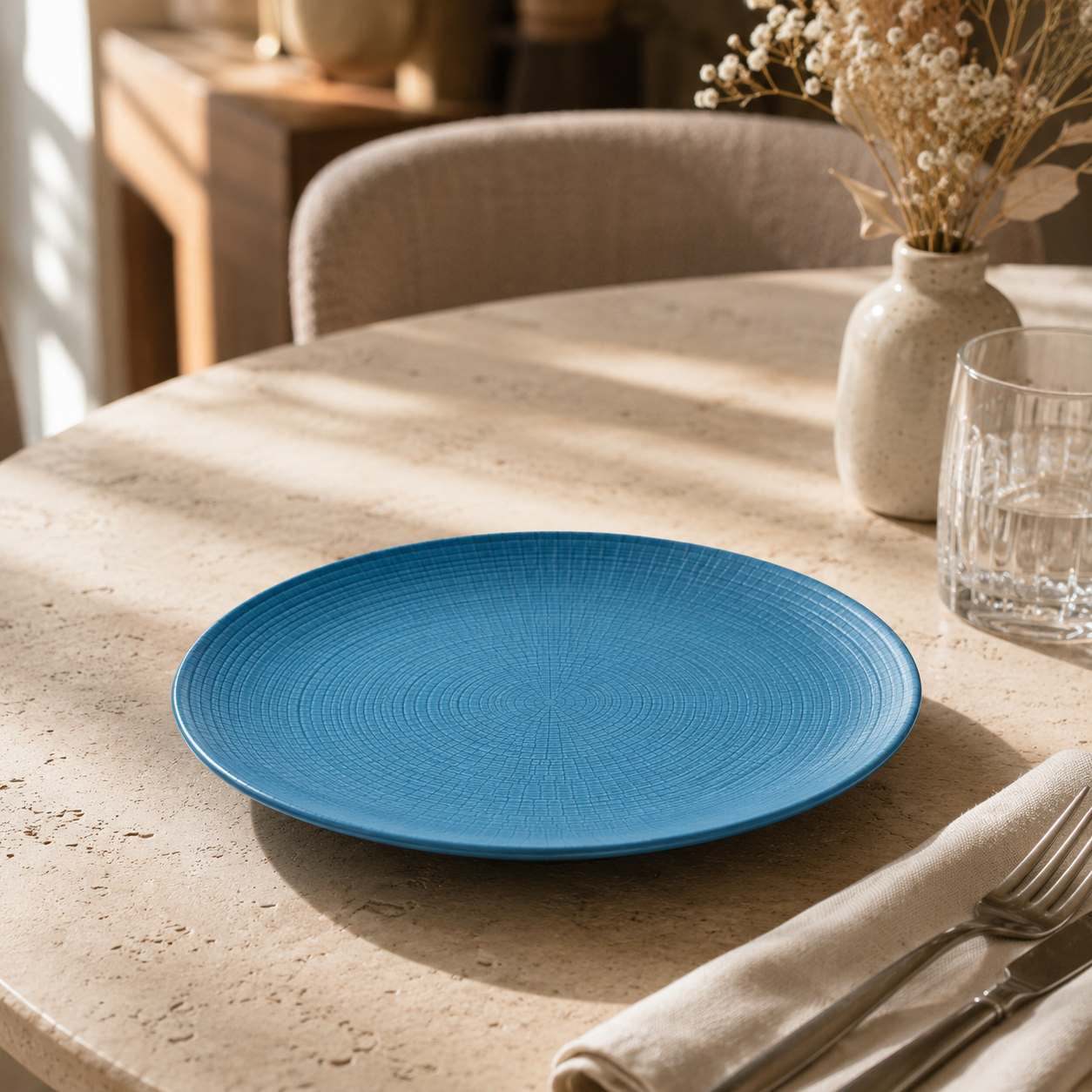 Salad Plate Lagon Blue 21.5 cm 5