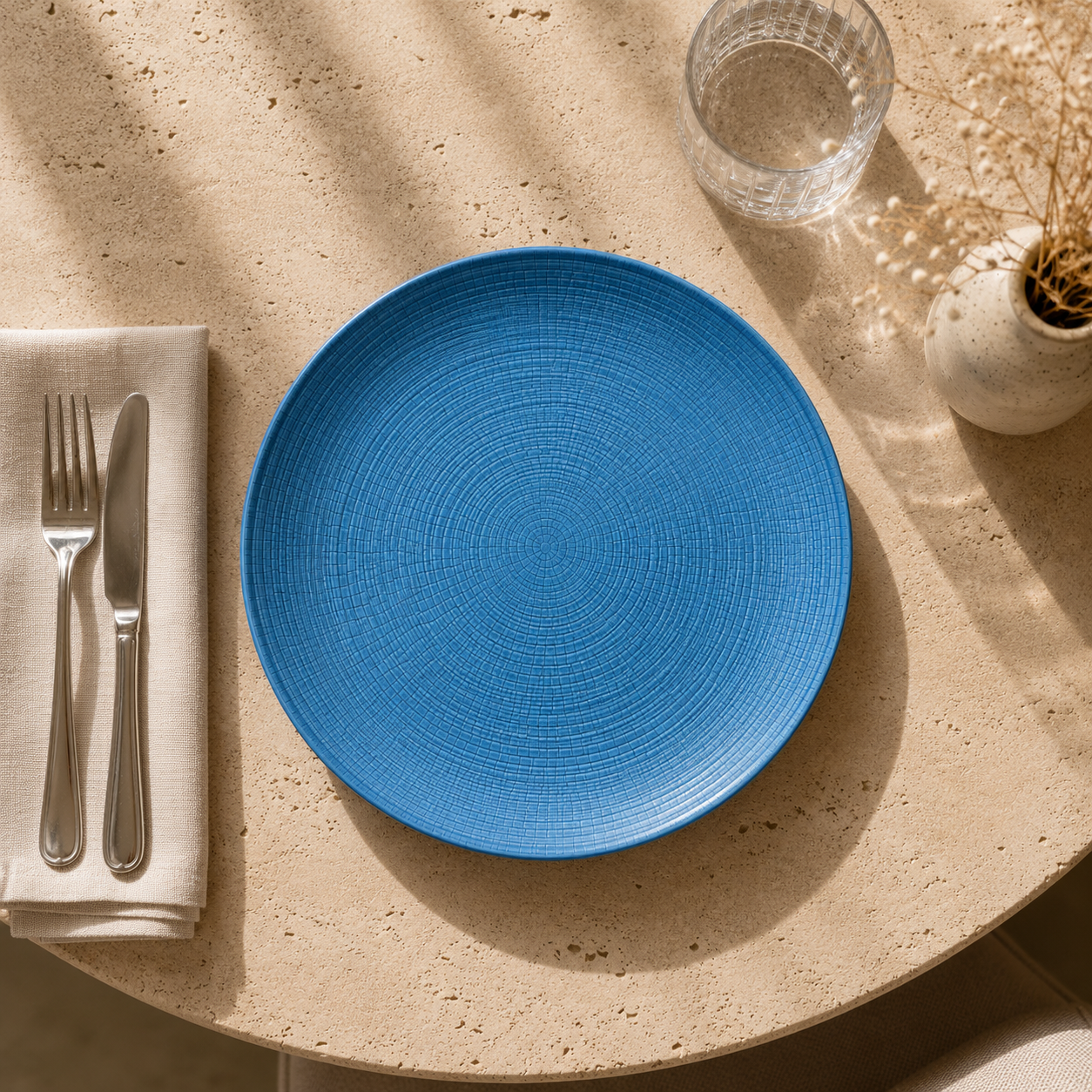 Salad Plate Lagon Blue 21.5 cm 4