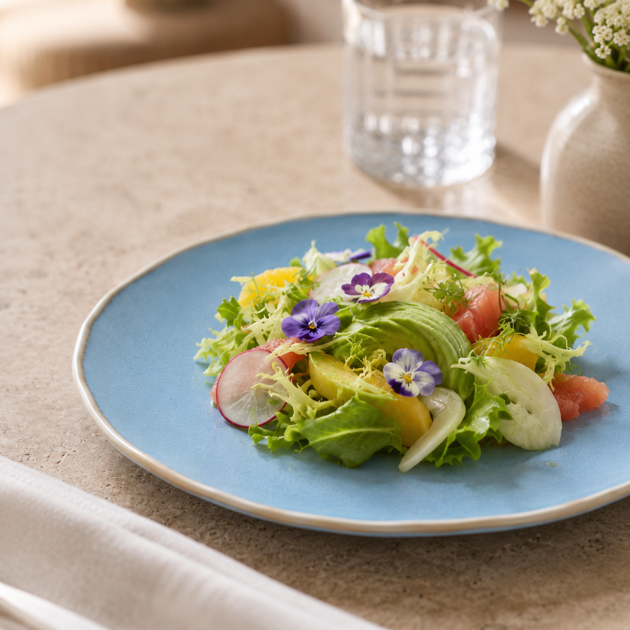Pizzara Alinea Blue Salad Plate 21 cm 3