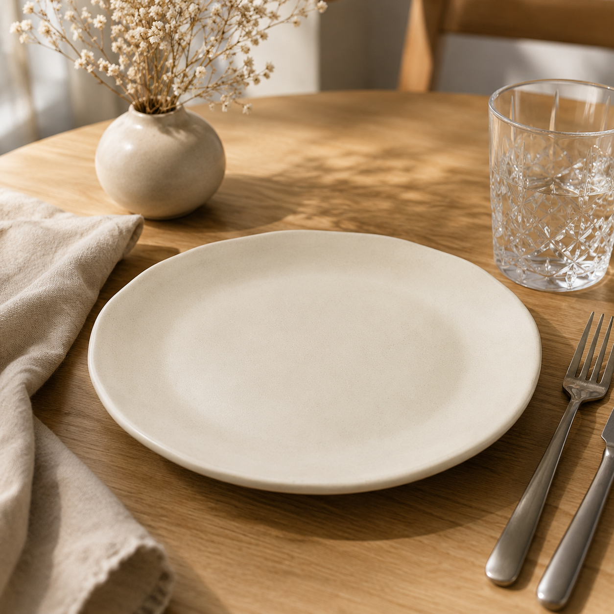 Salad Plate Aralia Sour Cream 23 cm 3