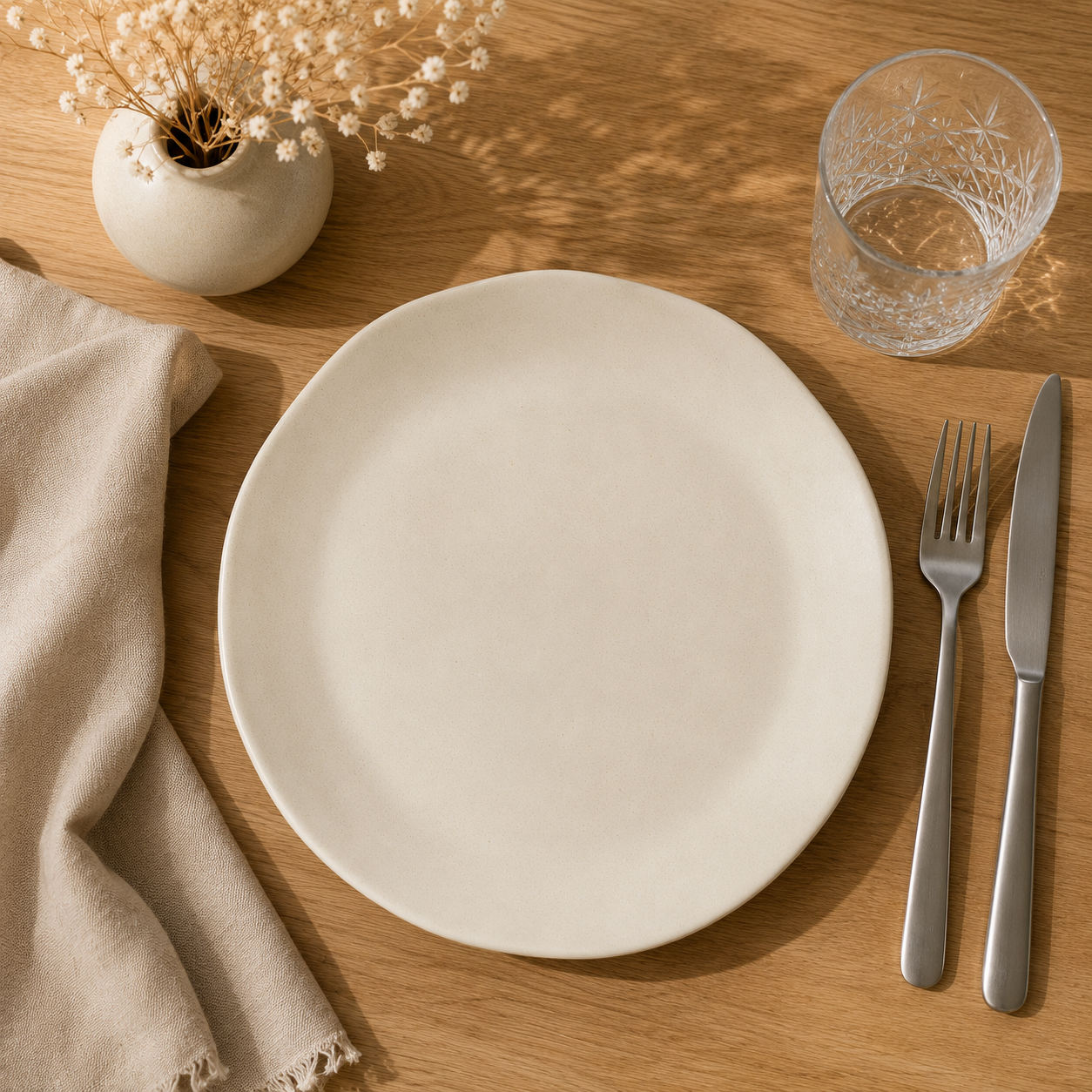 Salad Plate Aralia Sour Cream 23 cm 5