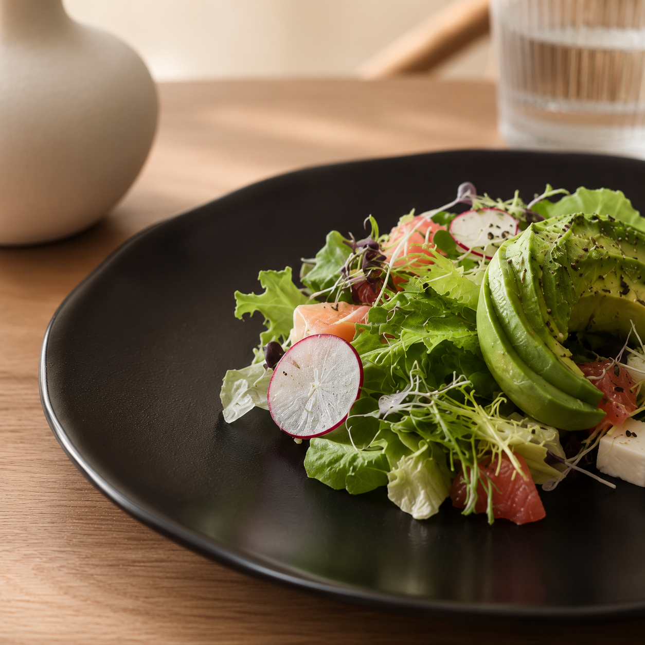 Black Heirloom Salad Plate 20.5 cm 5