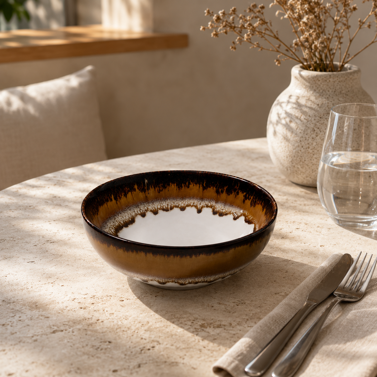 Cascade Bowl Brown 16.5 cm 3