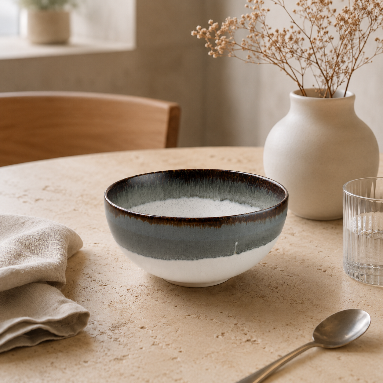 Cascade Bowl Grey 17.5 cm 3
