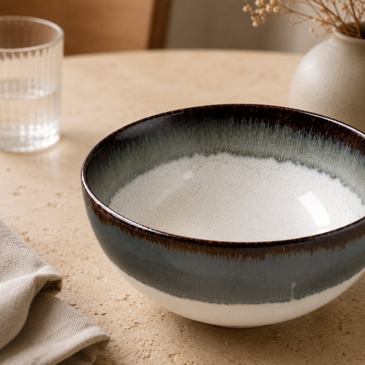 Cascade Bowl Grey 17.5 cm 4