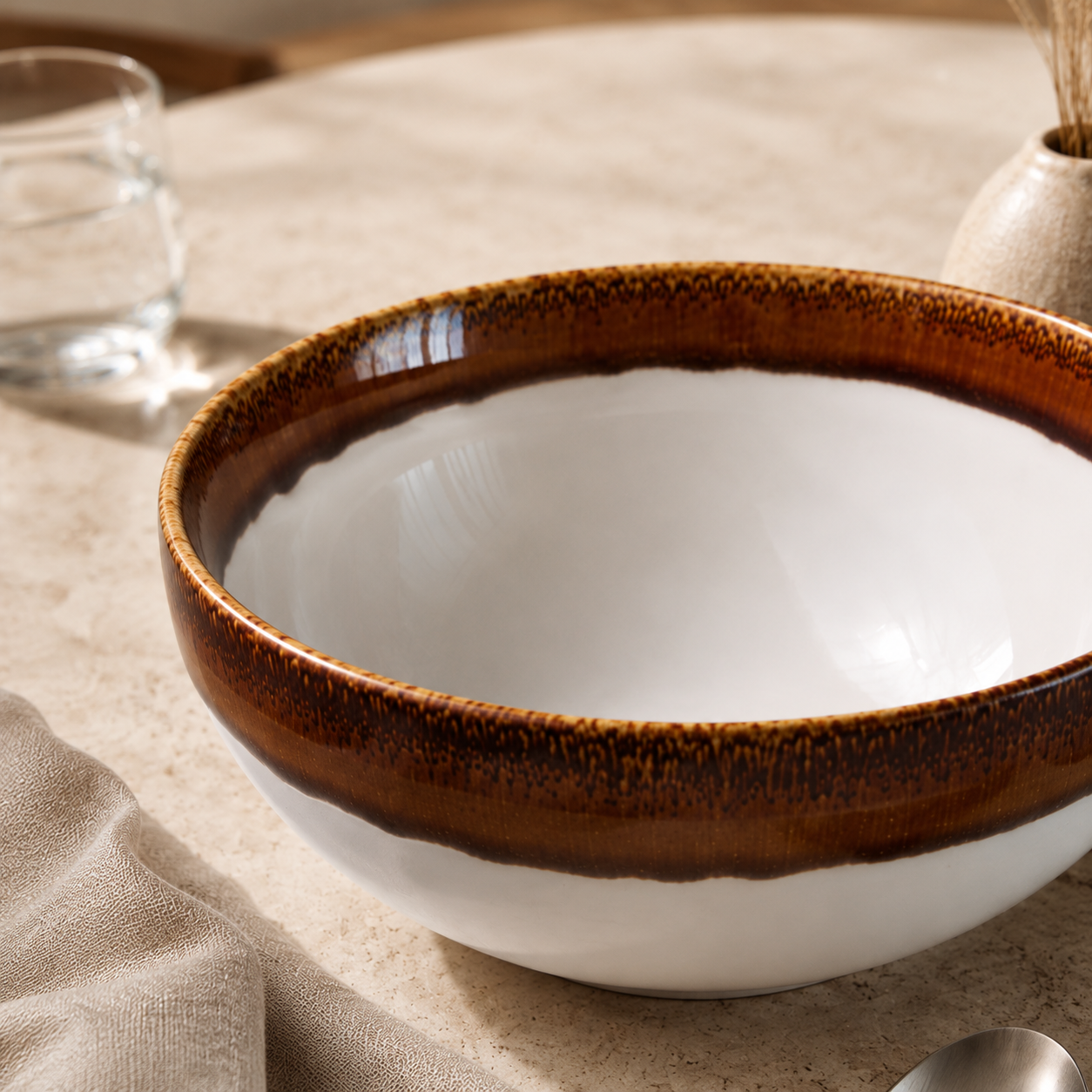 Cascade Bowl Brown 17.5 cm 4