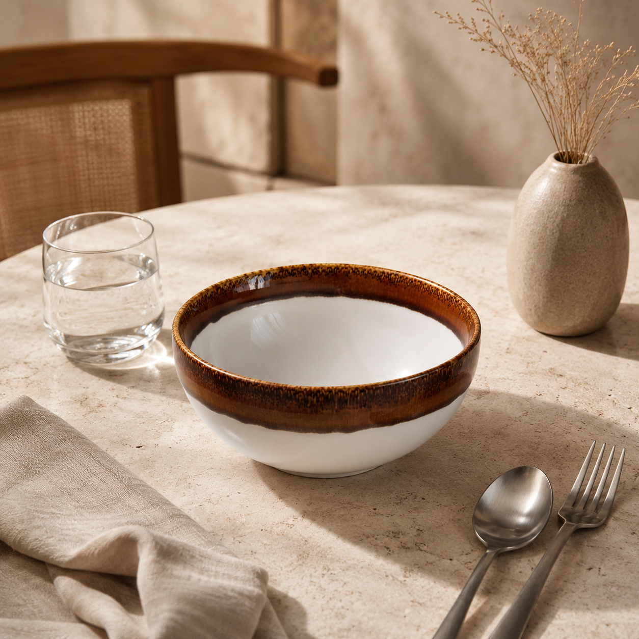 Cascade Bowl Brown 17.5 cm 3