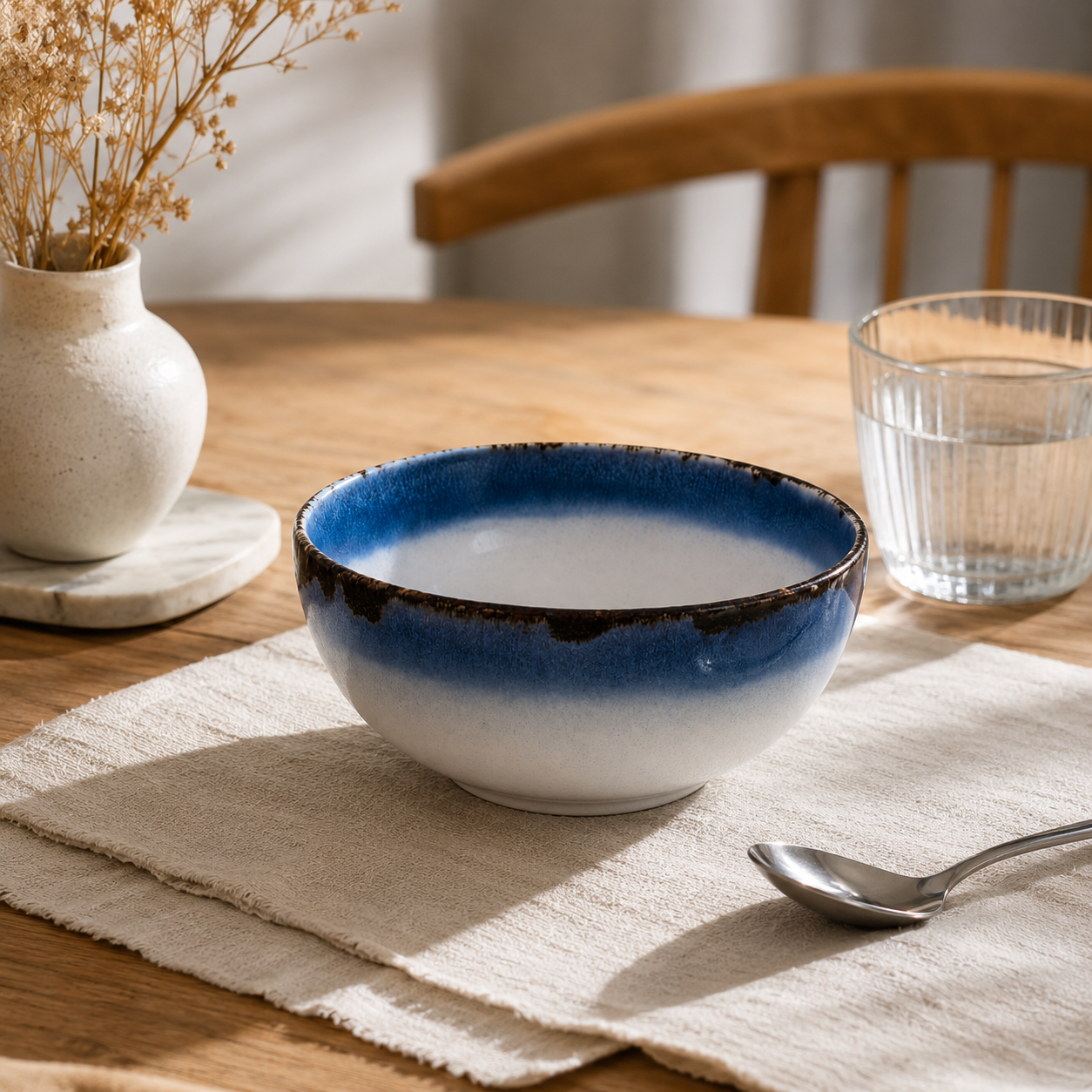 Cascade Bowl Blue 17.5 cm 3