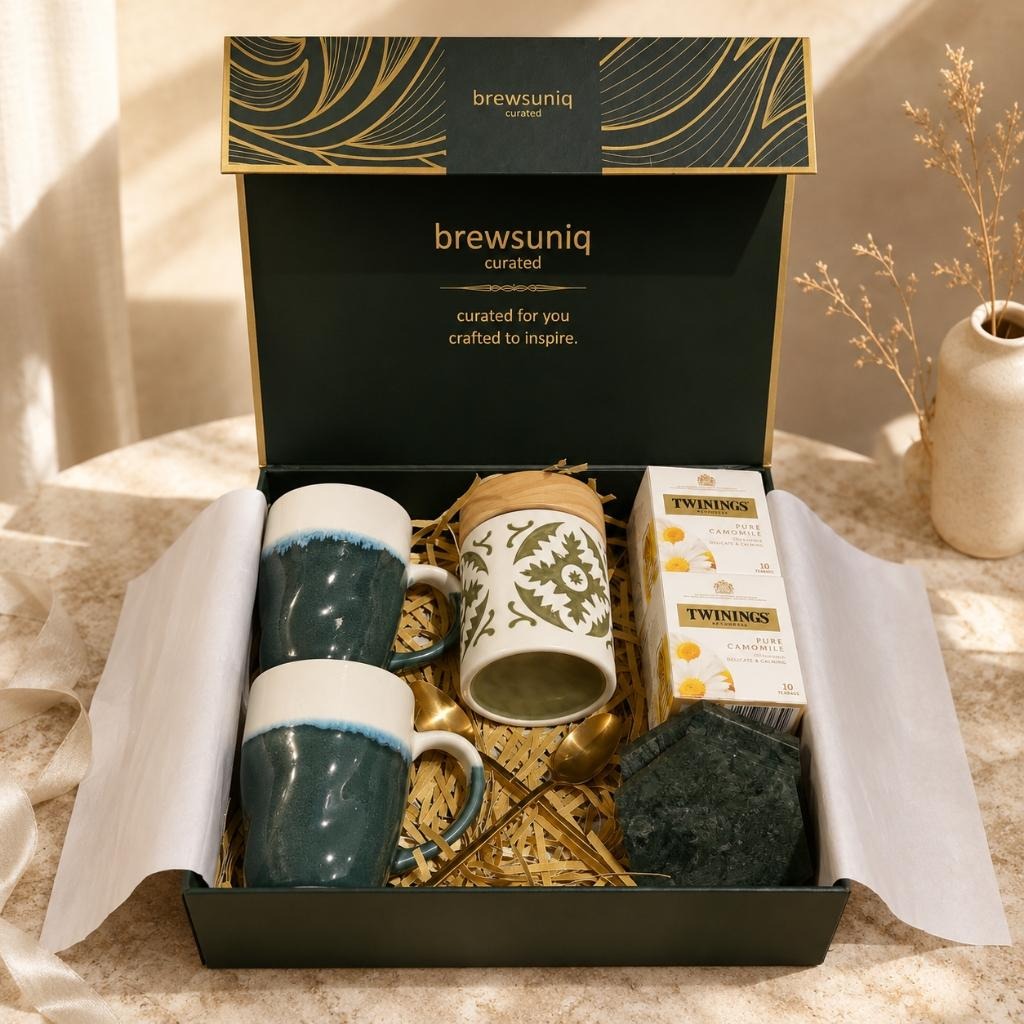 Brewsuniq Curated - The Emerald Maison Gift Set | Hampers Premium