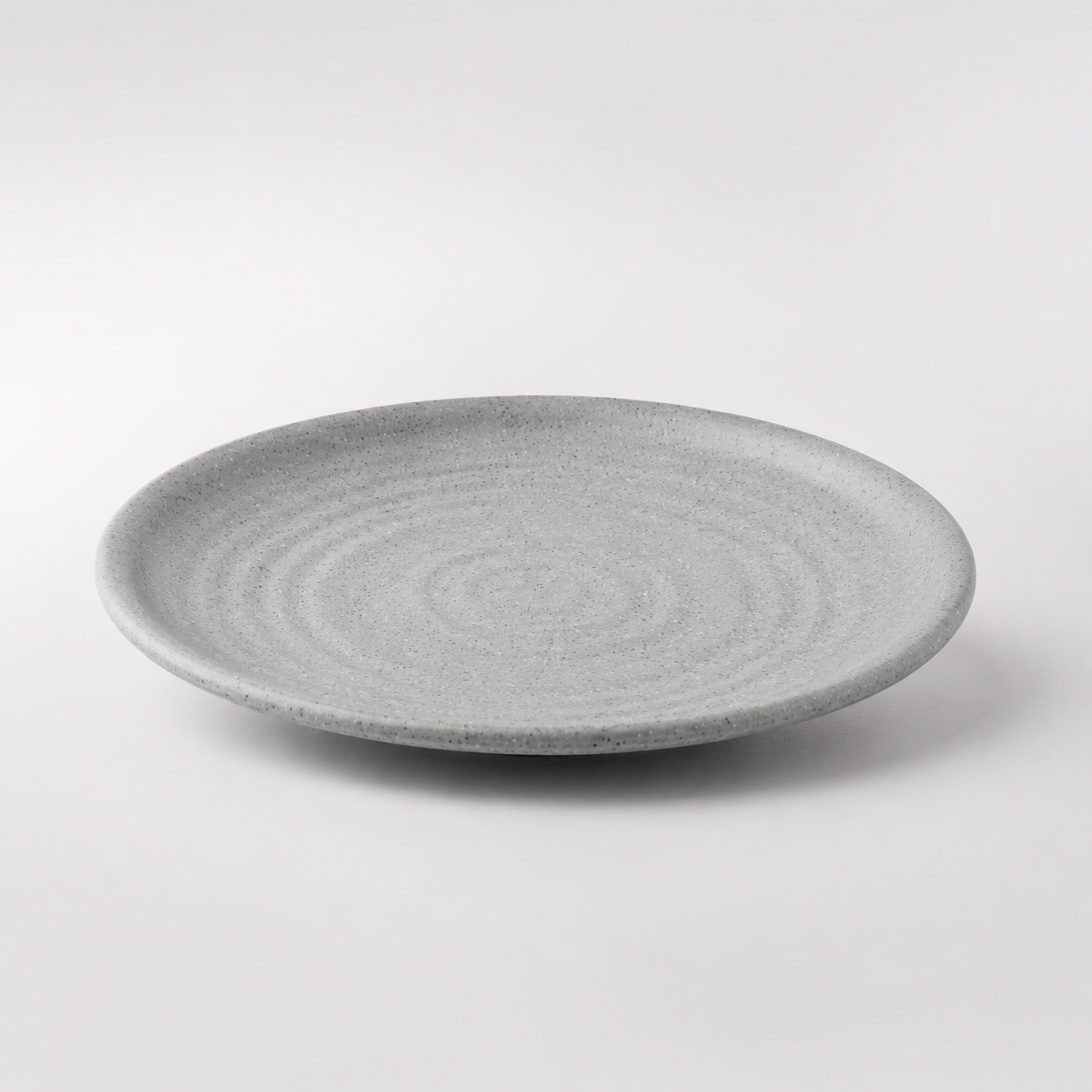 Clay Grey Round Dinner Plate 25 cm