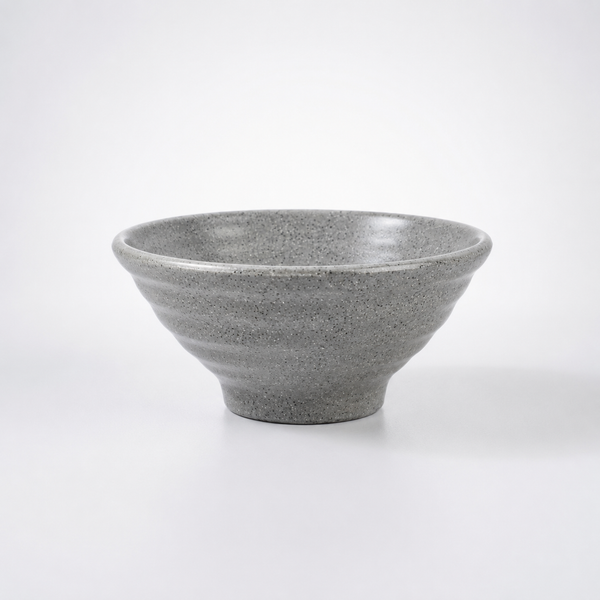 Clay Grey Swirl Wide Bowl 20 cm