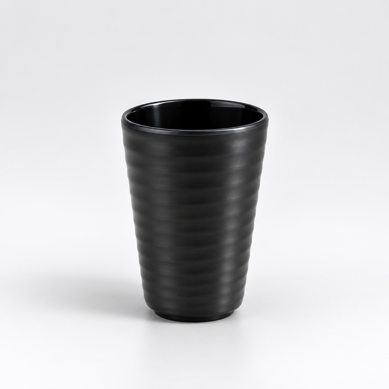 Stone Black Swirl Tea Cup 260ml