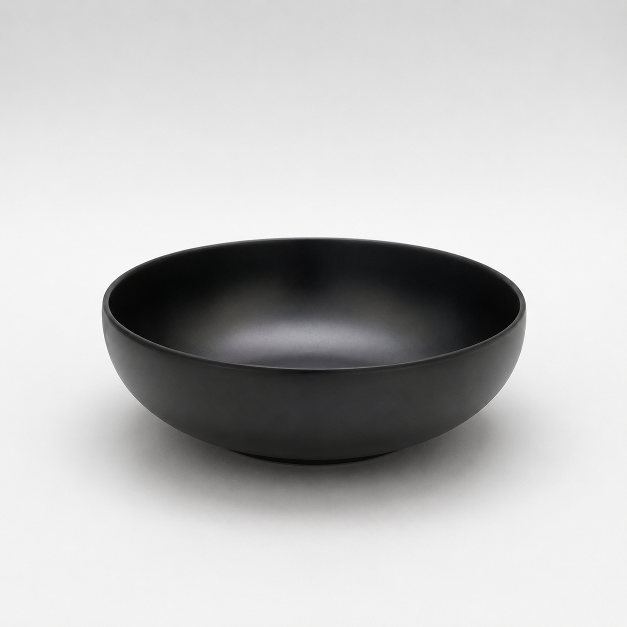 Stone Black Coupe Bowl 17.5cm