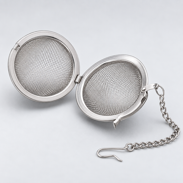 One Two Cups Reusable Tea Infuser Strainer Silver 50mm