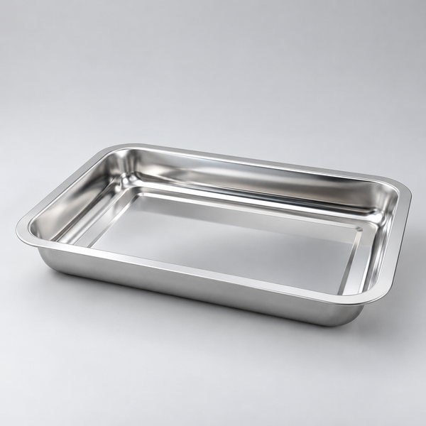 Stainless Steel Steam/Grill Tray Deep 31 x 21.5 x 4.5 cm