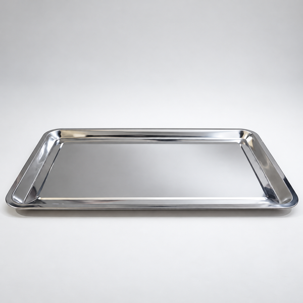 Stainless Steel Steam/Grill Tray Shallow 50 x 35 x 2 cm