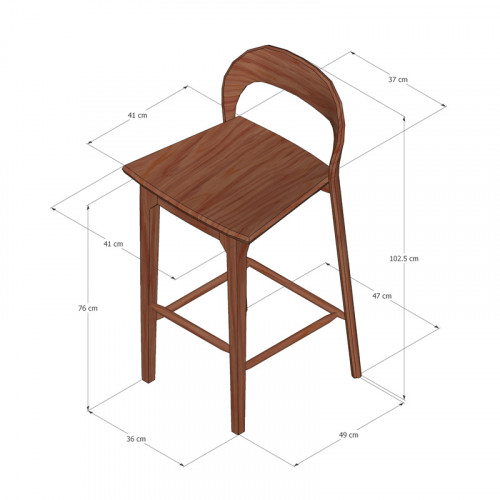 Hashmat Bar Stool 17