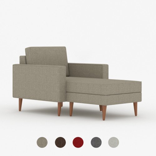 Mavis Chaise Lounge Single-Seater Sofa