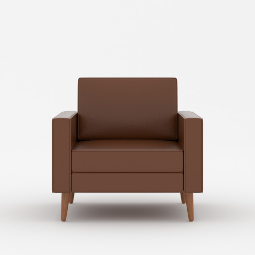 Mavis Leather Single-Seater Sofa 2
