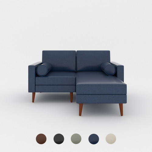 Villanova Leather Sectional 2-Seater Sofa