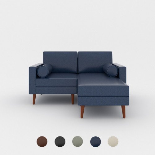 Villanova Leather Sectional 2-Seater Sofa