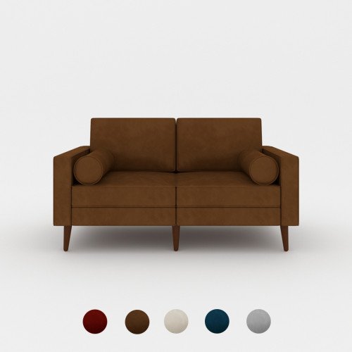 Villanova Velvet Double-Seater Sofa