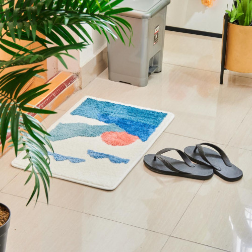 Blue Horizon Bath Rug 3