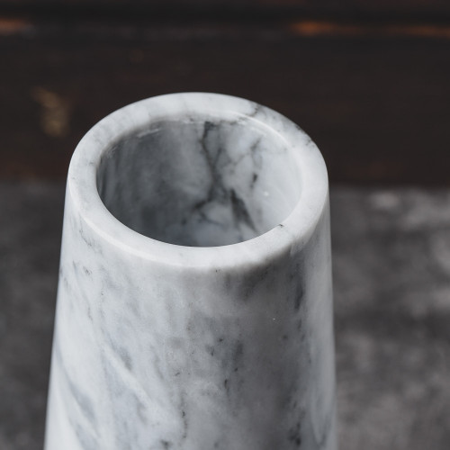 Creative Marble Décor Vase White 6.5cm x 20cm
