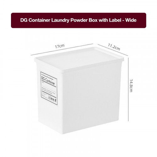 DG Container Laundry Powder Box with Label