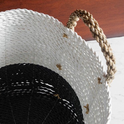 Handwoven Basket Round Monolith