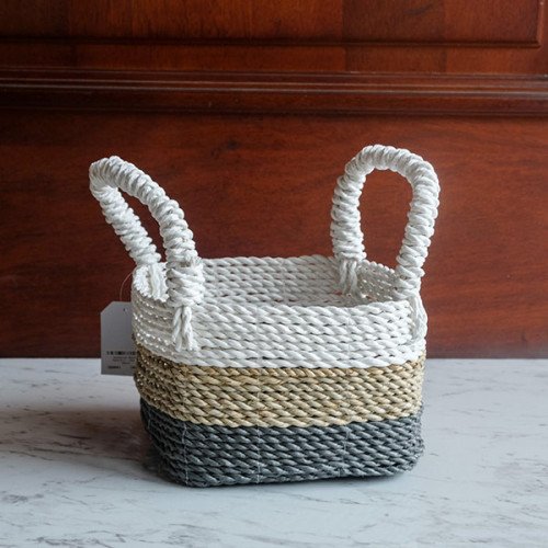 Handwoven Basket Square - Kenari Weave