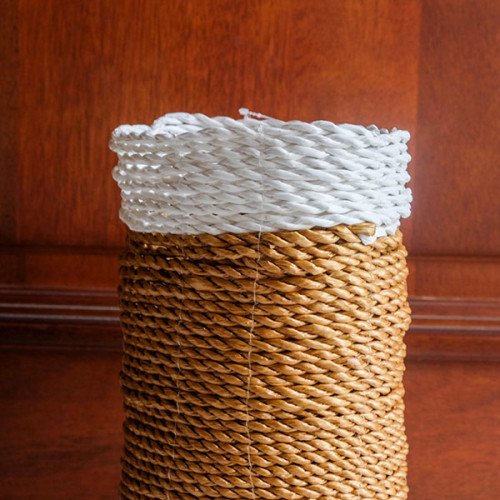 Handwoven Tall Vase - Amber Style