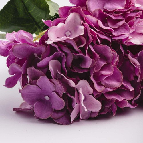 Large Hydrangea Bouquet - Deep Purple