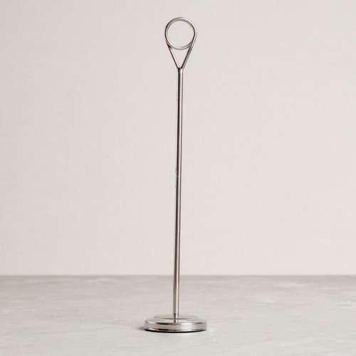 Longbottom Menu Card Holder Silver