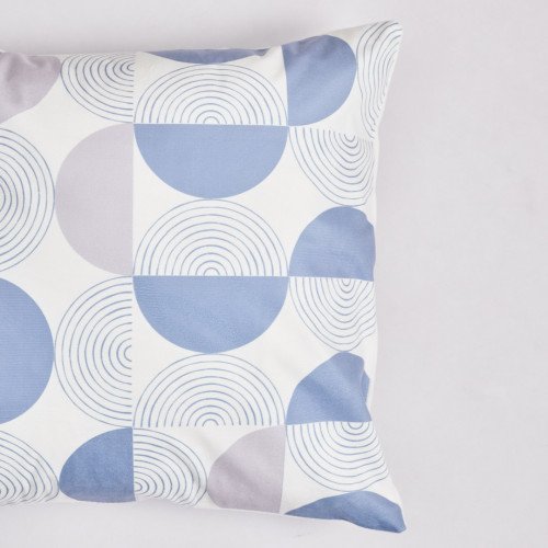Morandi Pillow Case 45 x 45cm - Blue Circlets