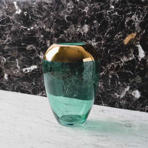 Mythical Glass 0501 Flower Vase Green