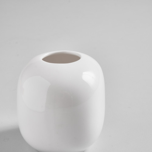 Ora White Bud Vase (Low)