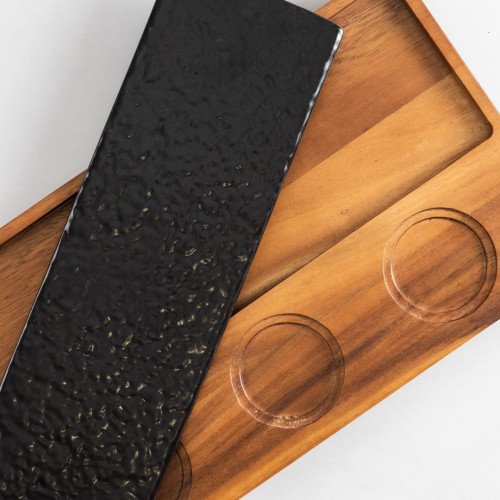 Presentation Board with Rectangular Black Slate (L)