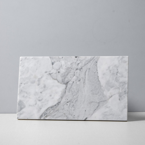 Rectangular Marble Accent Tray White 27.7cm x 16cm 3