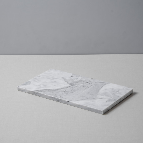 Rectangular Marble Accent Tray White 27.7cm x 16cm 6
