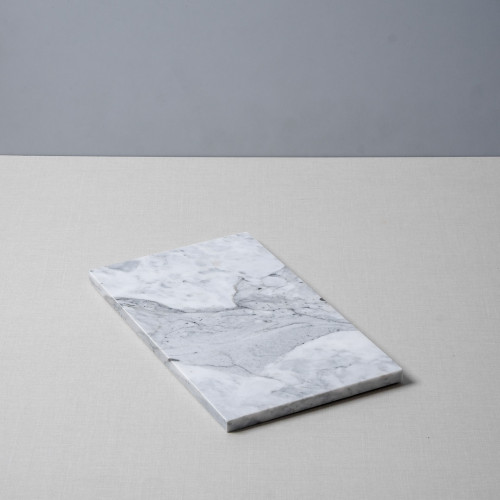 Rectangular Marble Accent Tray White 27.7cm x 16cm 5