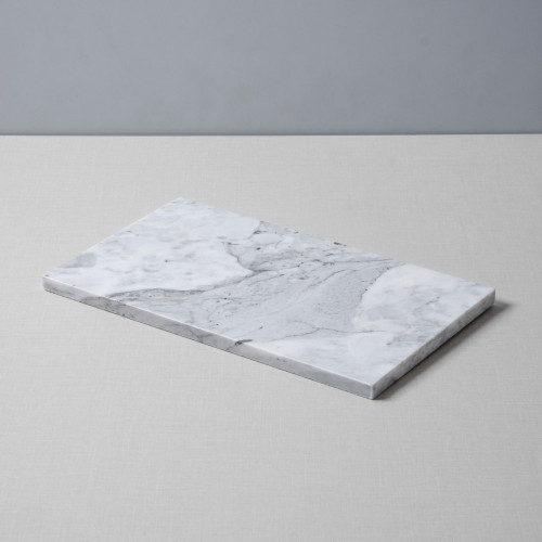 Rectangular Marble Accent Tray White 27.7cm x 16cm 4